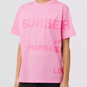 BURBERRY Horseferry Print Cotton Oversized T-Shirt
